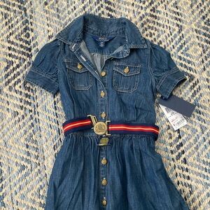 NWT Ralph Lauren Vintage Girls Dress with belt. 3T